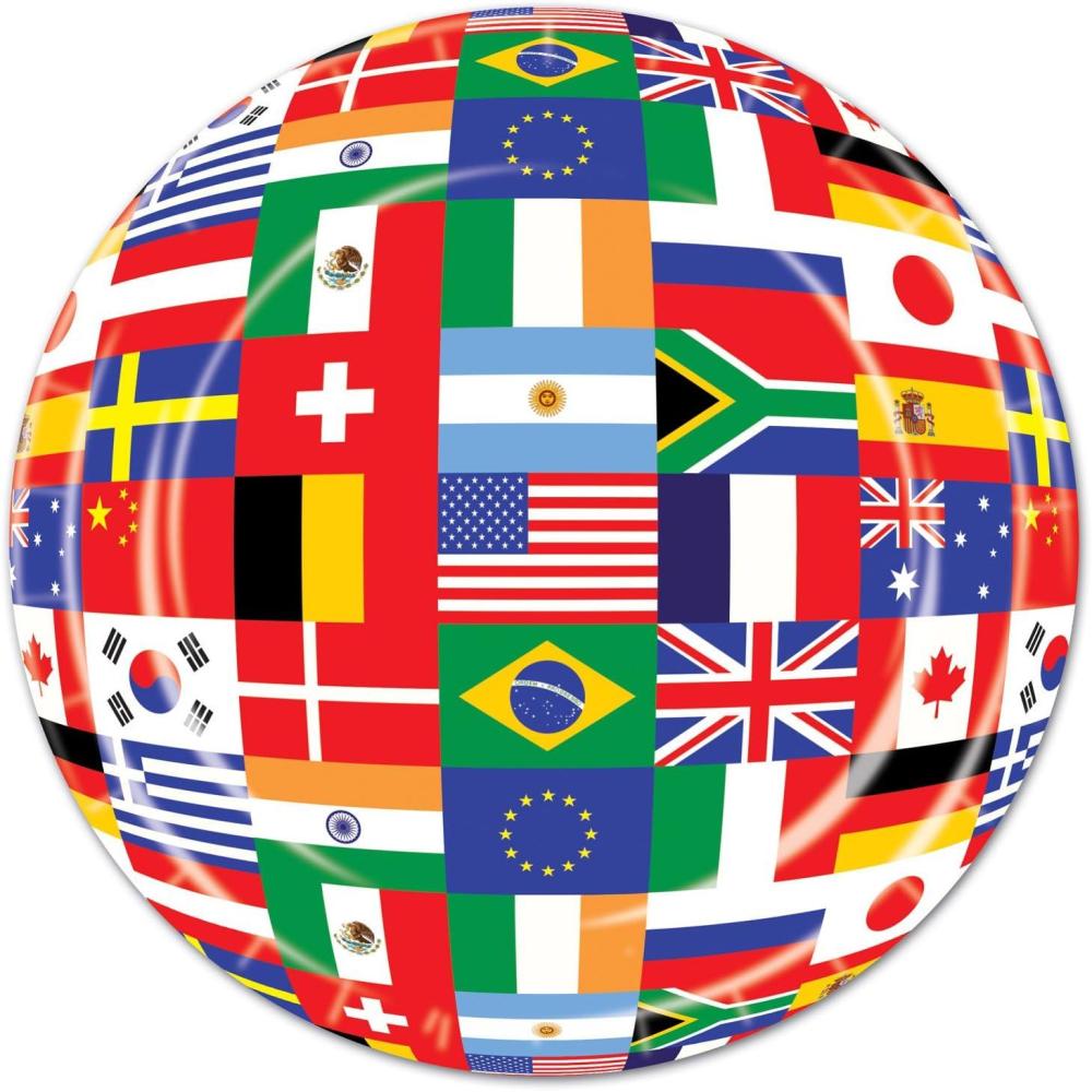 imageBeistle International Flag Plates