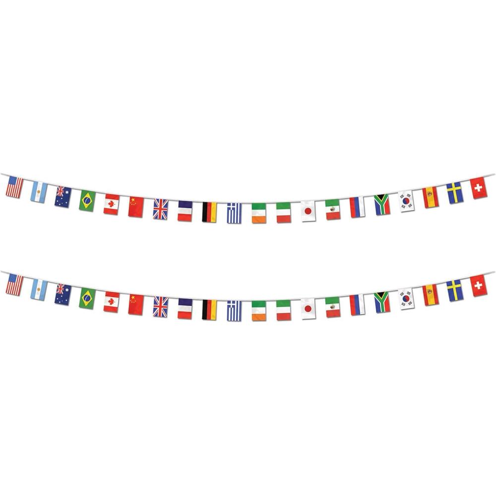imageBeistle International Flags Party Banner2