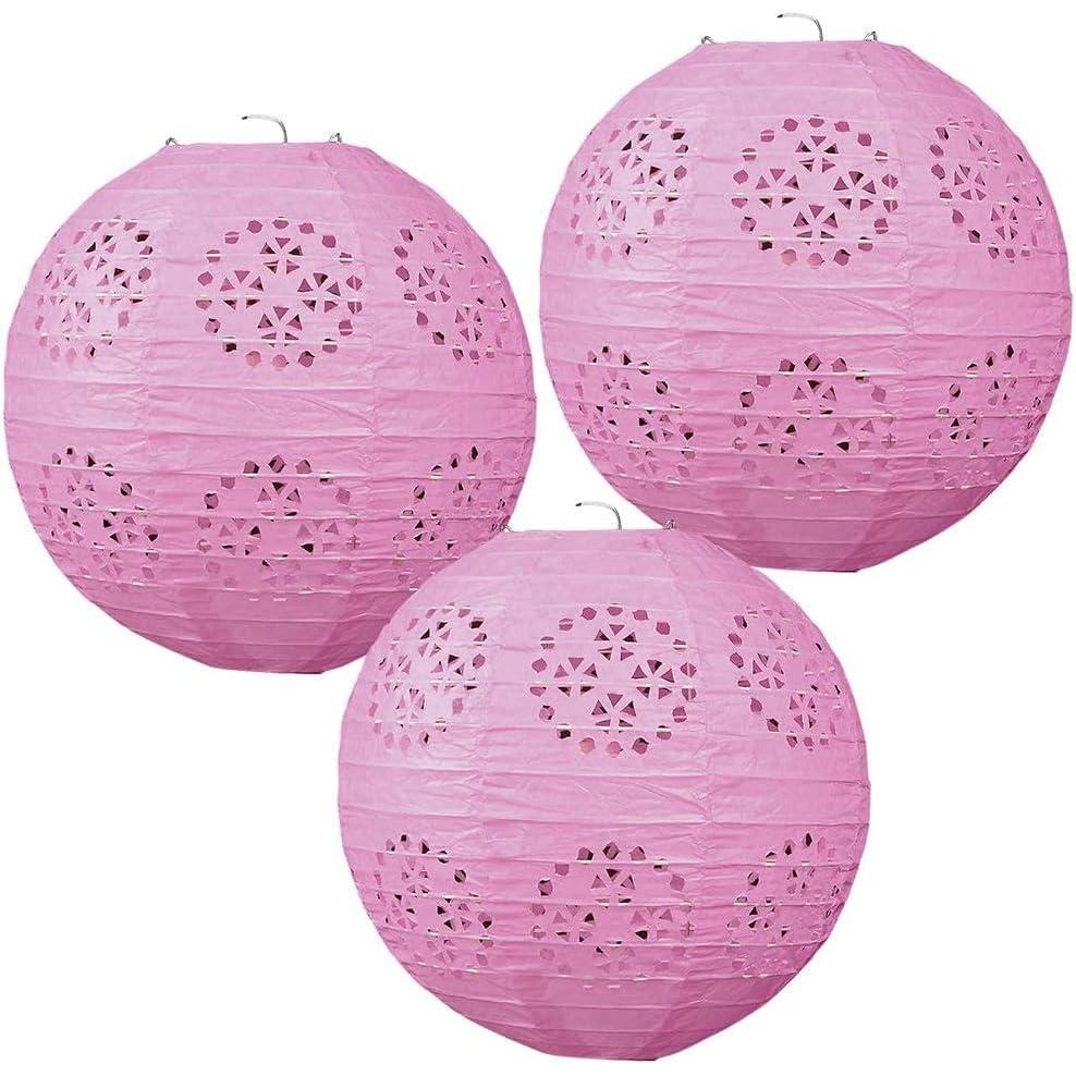 imageBeistle Lace Paper Lanterns in Light Blue Set of 3 Hanging Decorations with Cutout Design for Baby Showers Fiesta Celebrations Spring Parties and Elegant Garden Events 8Multicolor