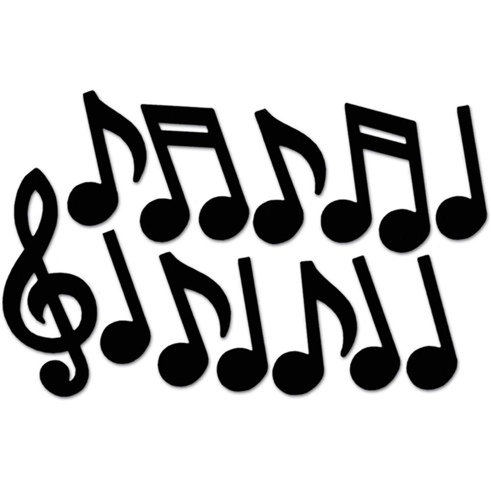 imageBeistle Mini Musical Notes Silhouettes12  21