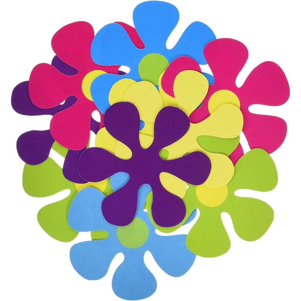 imageBeistle Mini Retro Flower Cutouts