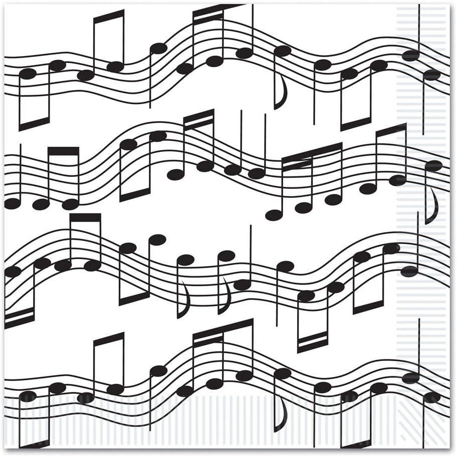 imageBeistle Music Note Lunch Napkins
