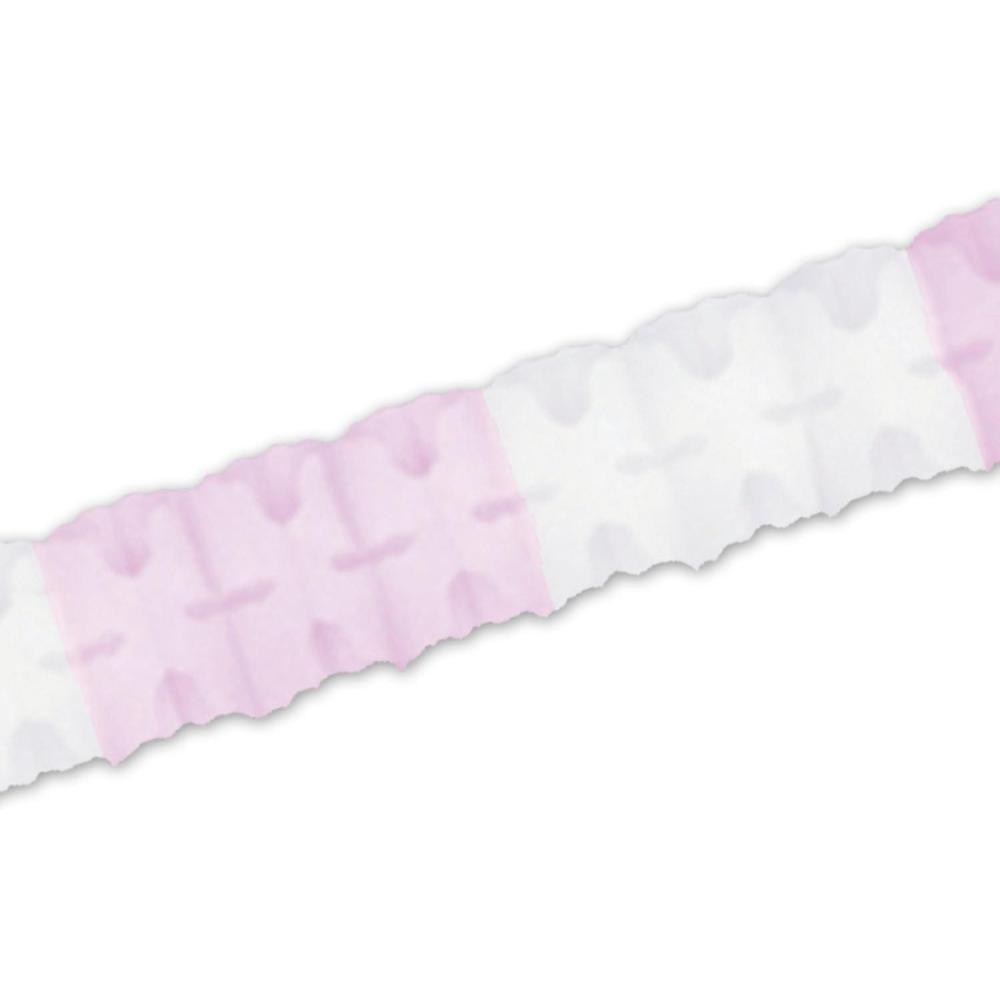 imageBeistle Packaged Pink Leaf GarlandPinkWhite