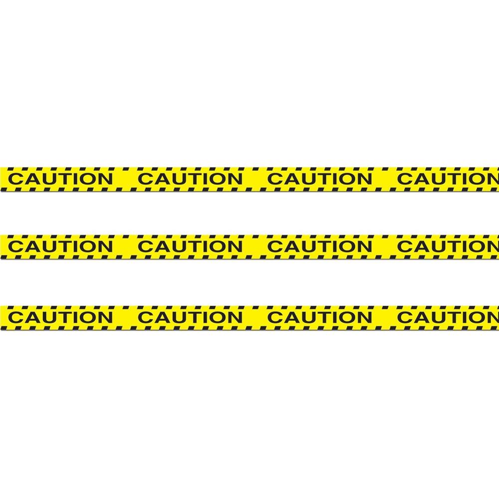 imageBeistle Plastic Novelty Caution Streamer Construction Theme Banner Crime Scene Decorations Over The Hill Birthday Party Supplies 3quot x 20 YellowBlack3 piece
