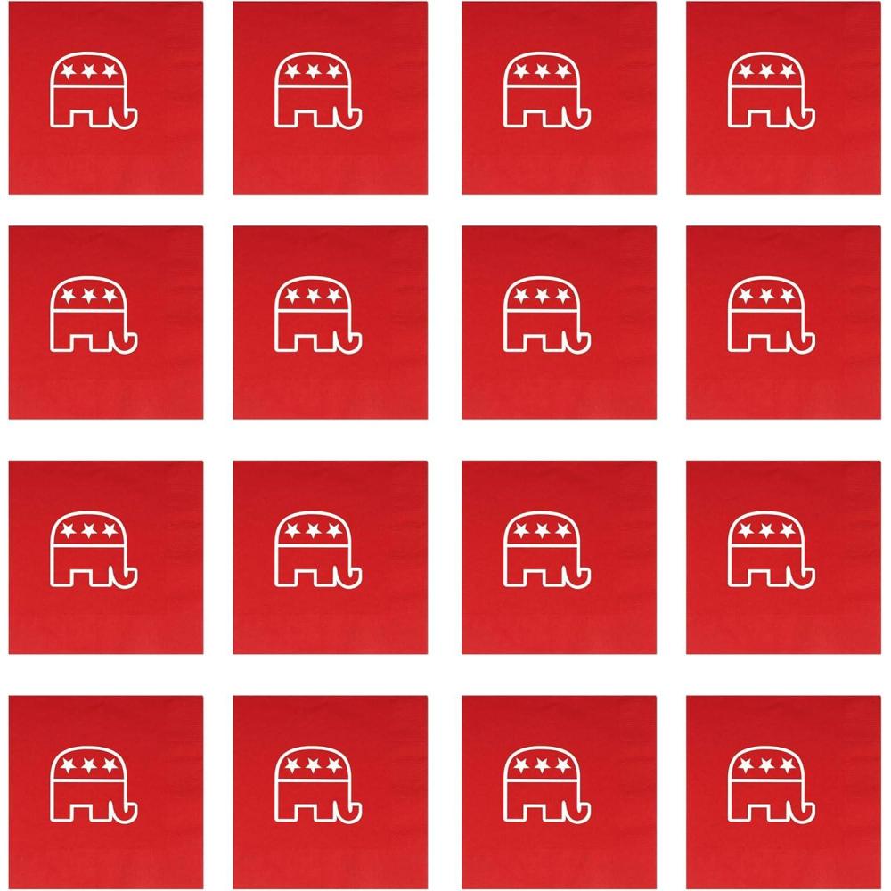 imageBeistle Red Republican Luncheon NapkinsMulticolored