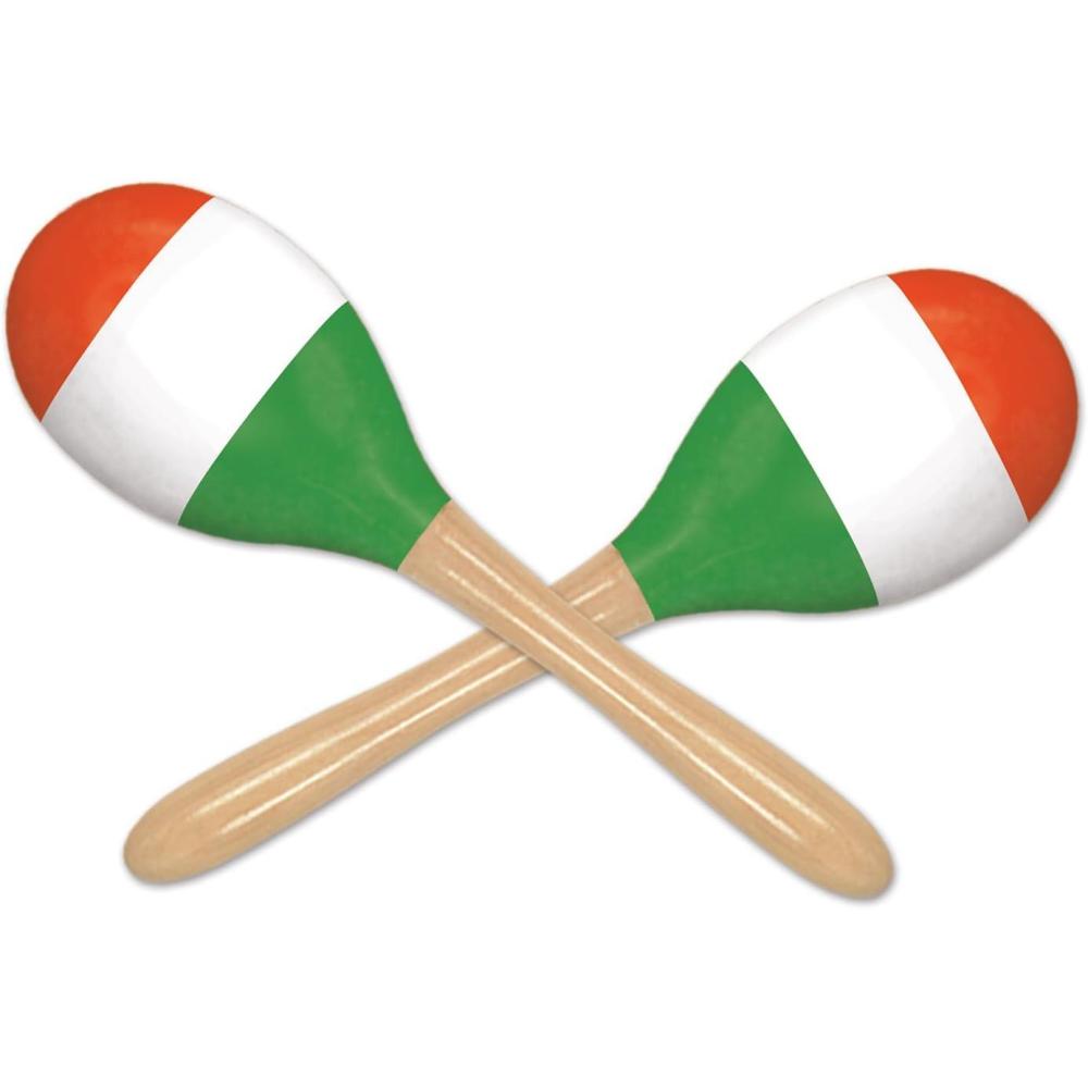 imageBeistle Red White ampamp Green Maracas