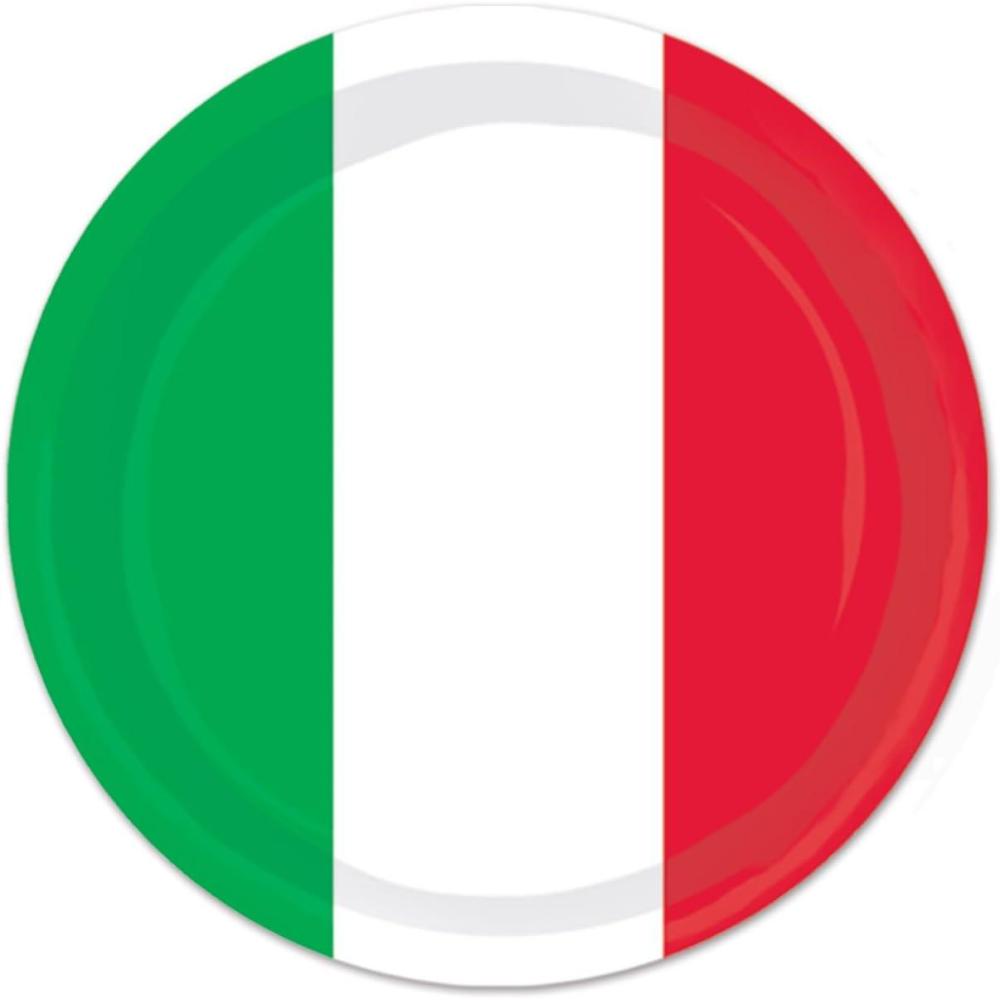 imageBeistle Red White ampamp Green Plates
