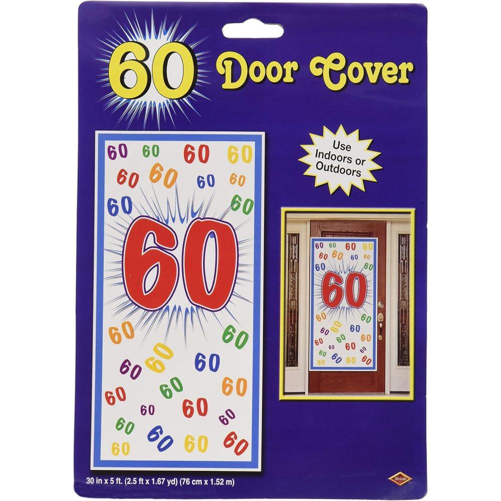 imageBeistle S5470260AZ2 60quot Door Covers 2 Piece 30quot x 5 Multicolor1