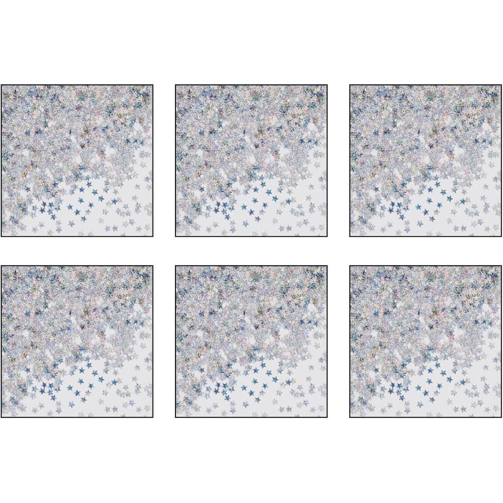 imageBeistle Silver Holographic Stars Confetti 12Ounce CN0543 Ounces