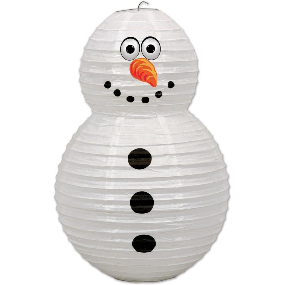imageBeistle Snowman Paper Lantern