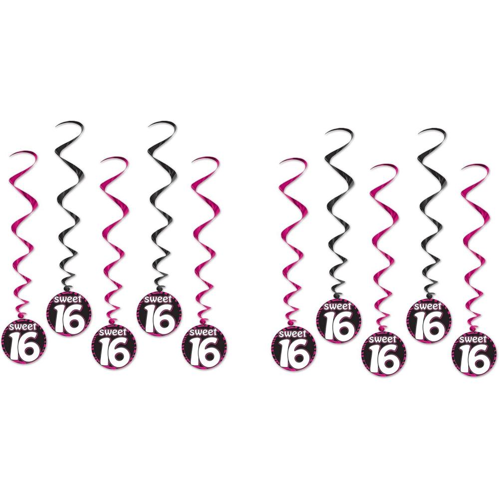 imageBeistle Sweet 16 Whirls10 piece
