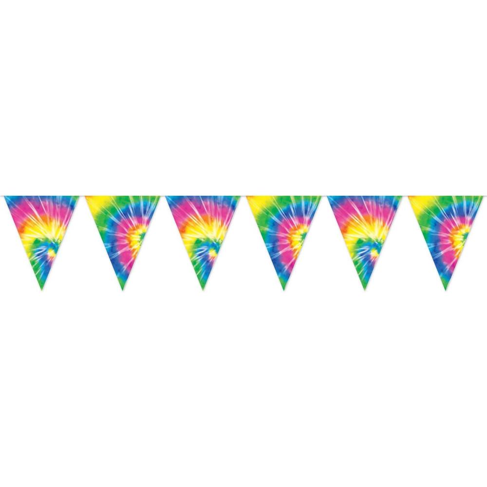 imageBeistle TieDyed Pennant Banner