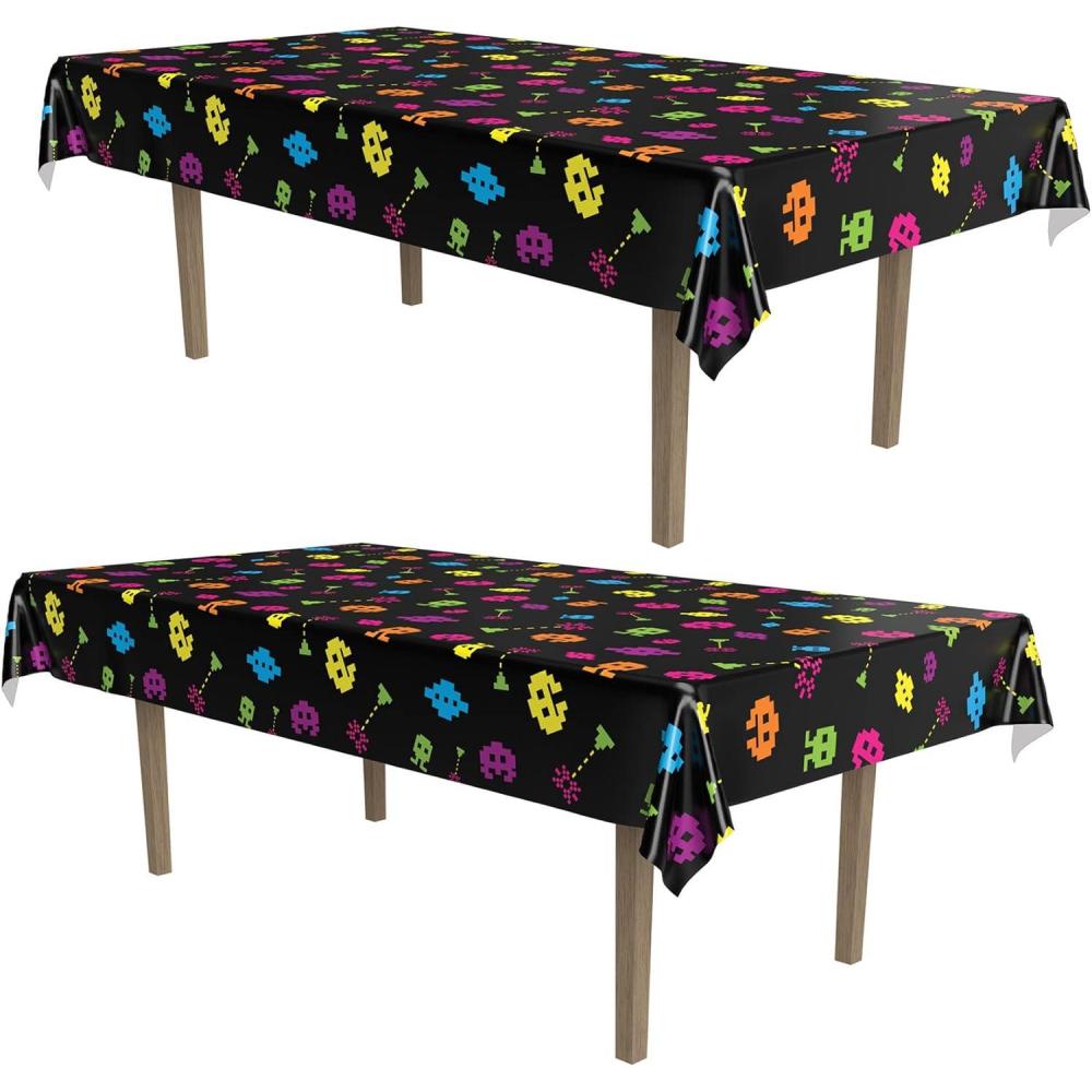 imageBeistle Totally 80s Plastic Tablecover80s Tablecover  2 Pack