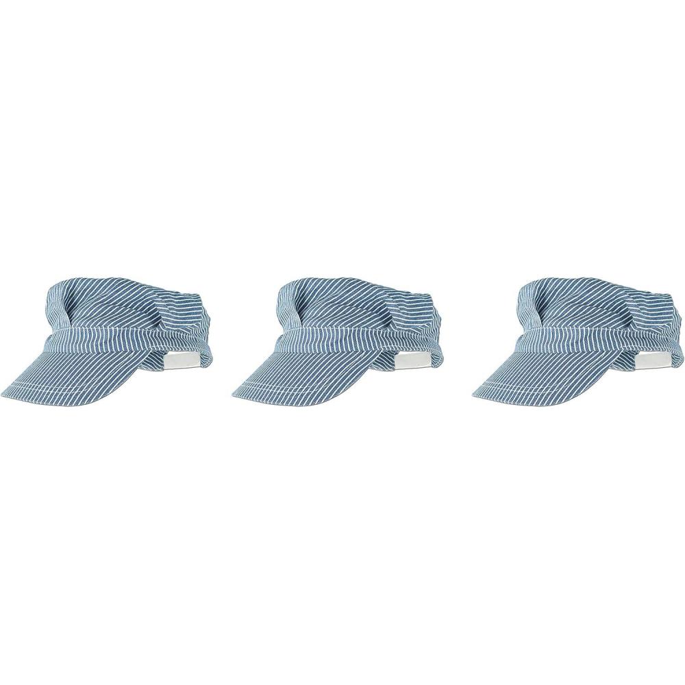 imageBeistle Train Engineer Hat Blue Pack of 3