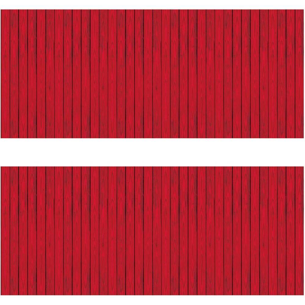 imageBeistle Western Barn Siding Wall Backdrops 4 x 30 3 Pack  Rustic Farm Backdrop Photo Backdrop Barnyard Background Weathered Barn Decor Easy to Adhere Wall Covering Photography BackgroundRed Barn Siding  2 Piece