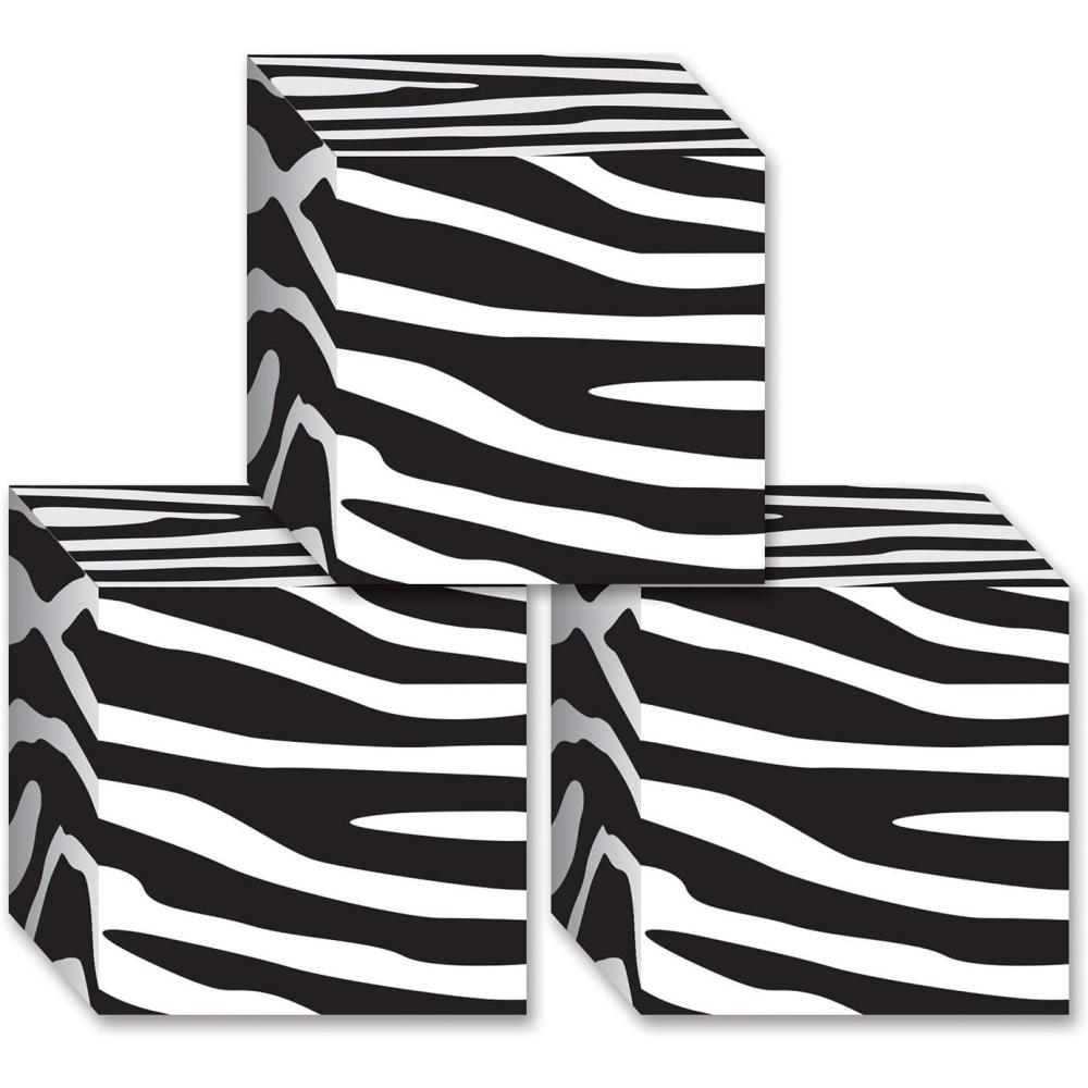 imageBeistle Zebra Print Favor Boxes3 piece