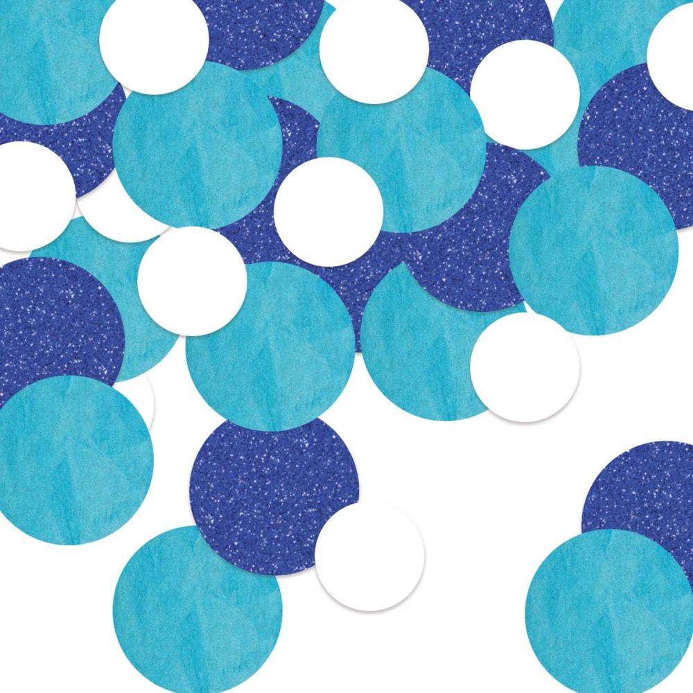 imageBlue Glittery Dots Confetti  1 Pc