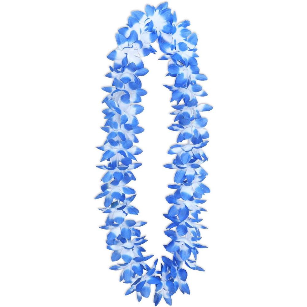 imageBlue Pikake Fabric Lei 1 pc