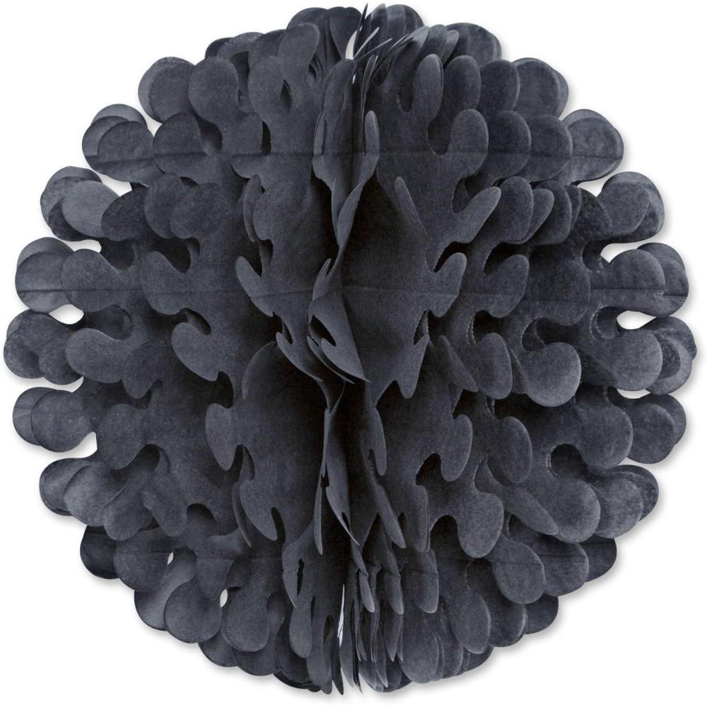 imageBlue Tissue Flutter Ball Decoration 9quotBlack