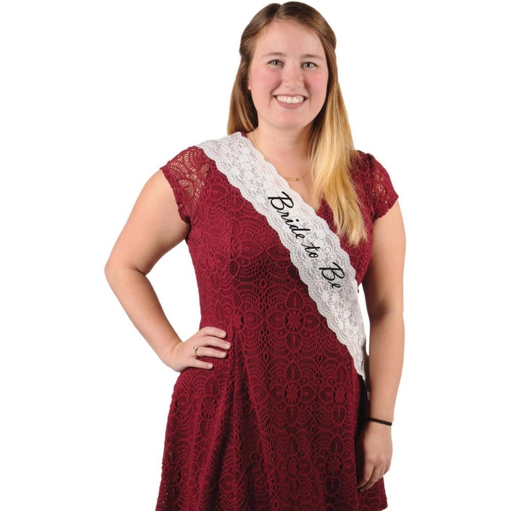 imageBride to Be Lace Sash