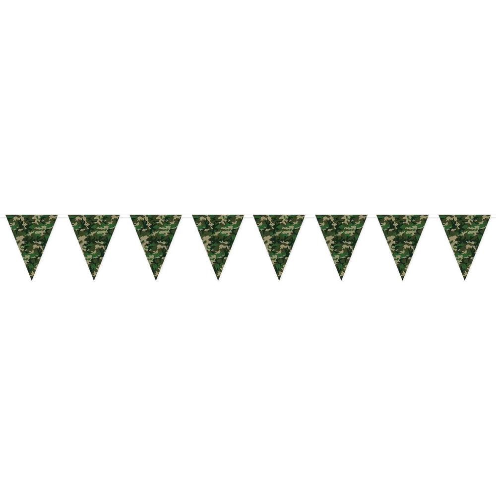 imageCamo Flag Pennant Banner Party Accessory11 x 12