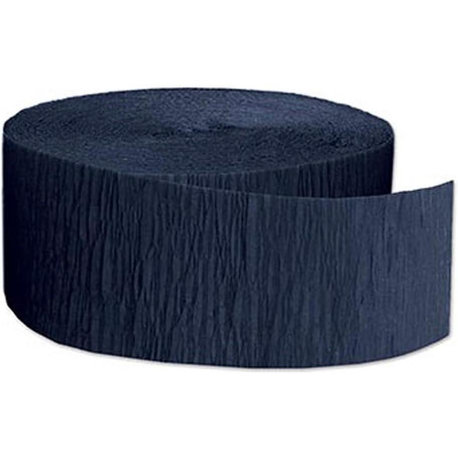 imageCrepe Paper Steamers for Decorating Blue Pack of 12