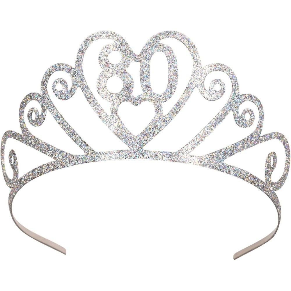 imageGlittered Metal 80 Tiara1 piece
