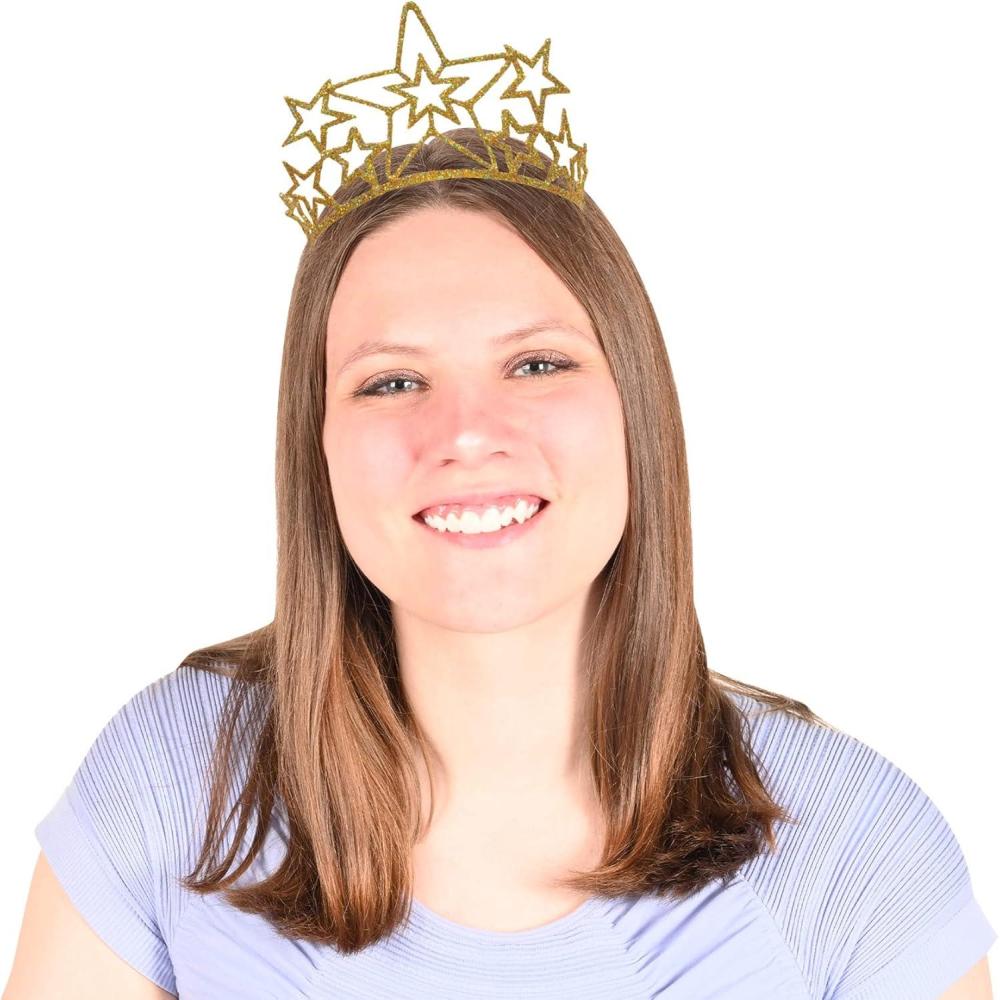 imageGlittered Metal Star Tiara