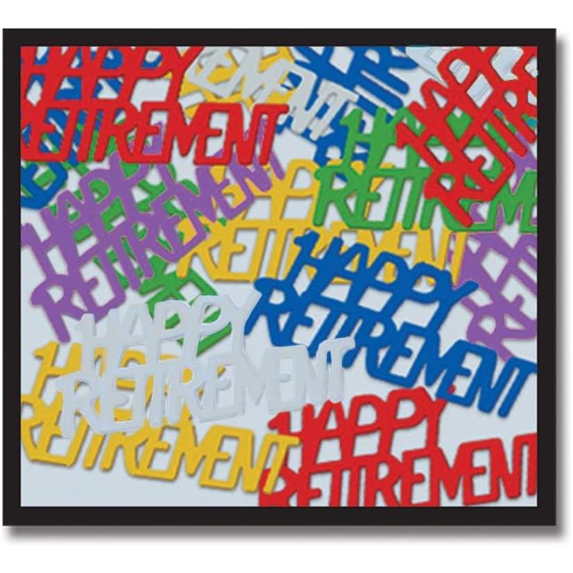 imageHappy Retirement FanciFetti multicolor Party Accessory  1 count 5 OzPkg1 piece