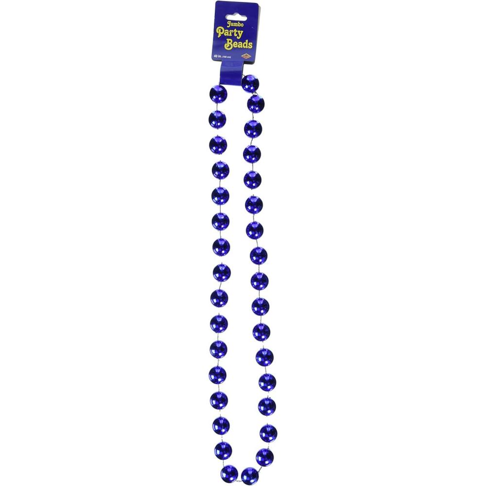 imageJumbo Party Beads red Party Accessory  1 count 1CardBlue