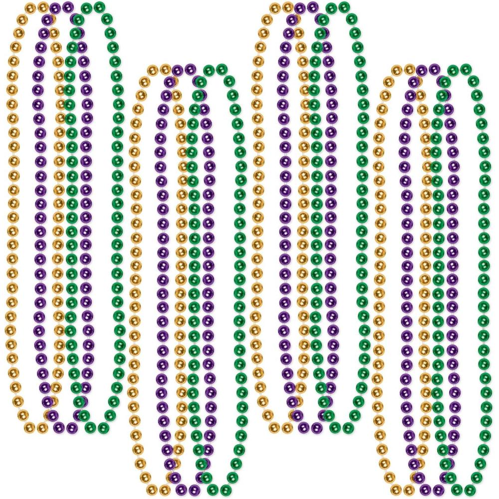 imageMardi Gras Small Round Beads