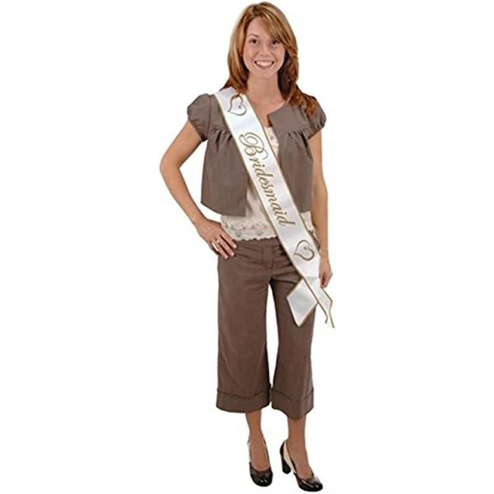 imageMother Of The Groom Satin Sash Party Accessory 1 count 1PkgBridesmaid Satin Sash  1 Pack