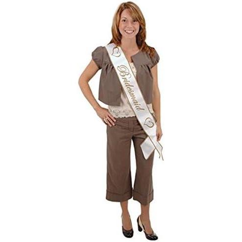 imageMother Of The Groom Satin Sash Party Accessory 1 count 1PkgBridesmaid Satin Sash  3 Pack