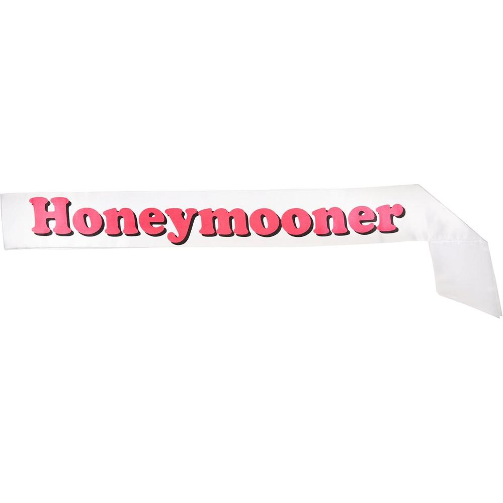 imageMother Of The Groom Satin Sash Party Accessory 1 count 1PkgHoneymooner Satin Sash