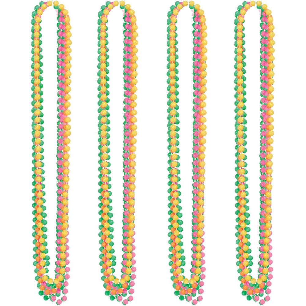 imageNeon Party Beads Pack of 4