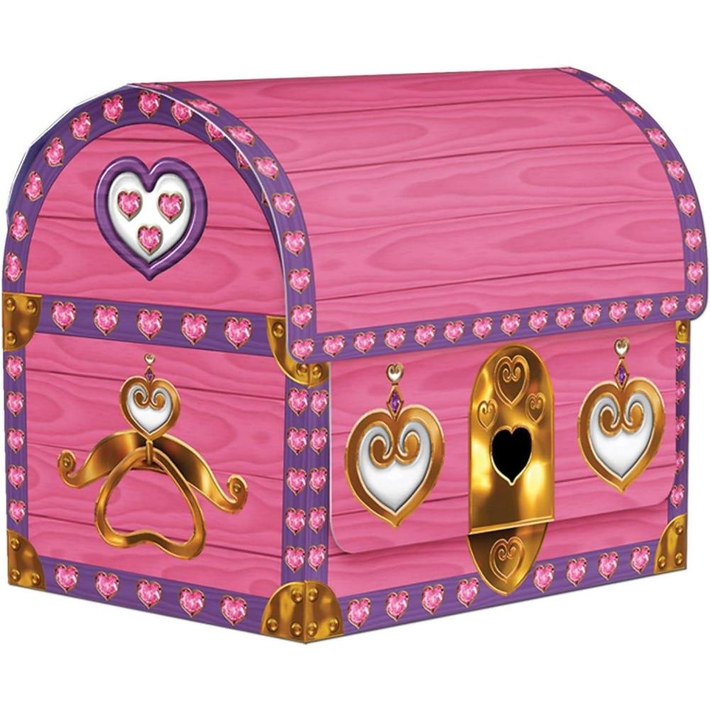 imagePrincess Treasure Chest Favor Boxes Pack of 312 piece