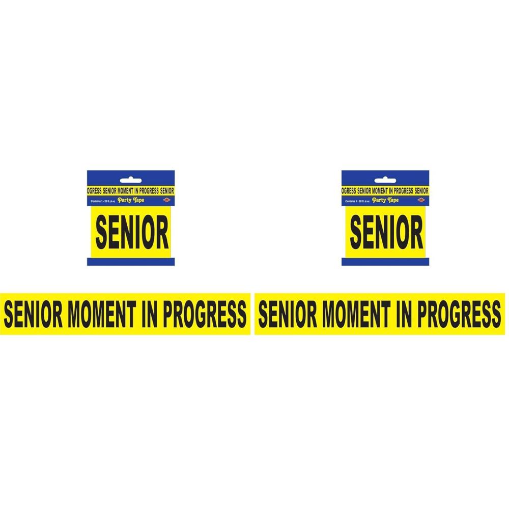 imageSenior Moment In Progress Party Tape 3quot x 20 1Pkg3 x 20 Pack of 2