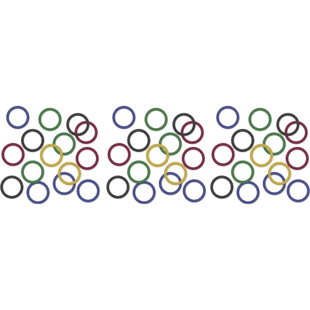 imageSports Party Rings Del Sparkle Confetti Pack of 3