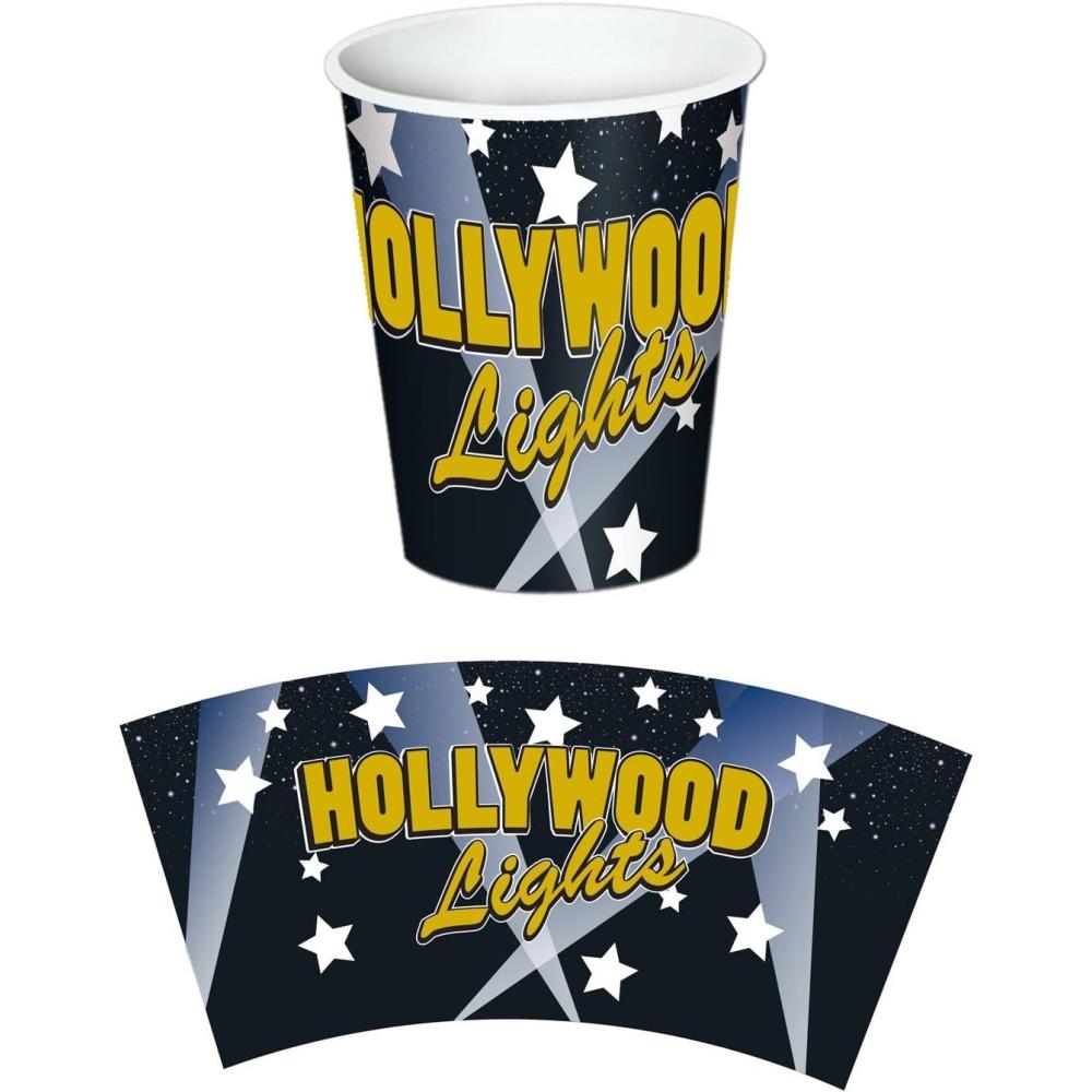 imageTieDyed Beverage CupsBlack  White  Gold