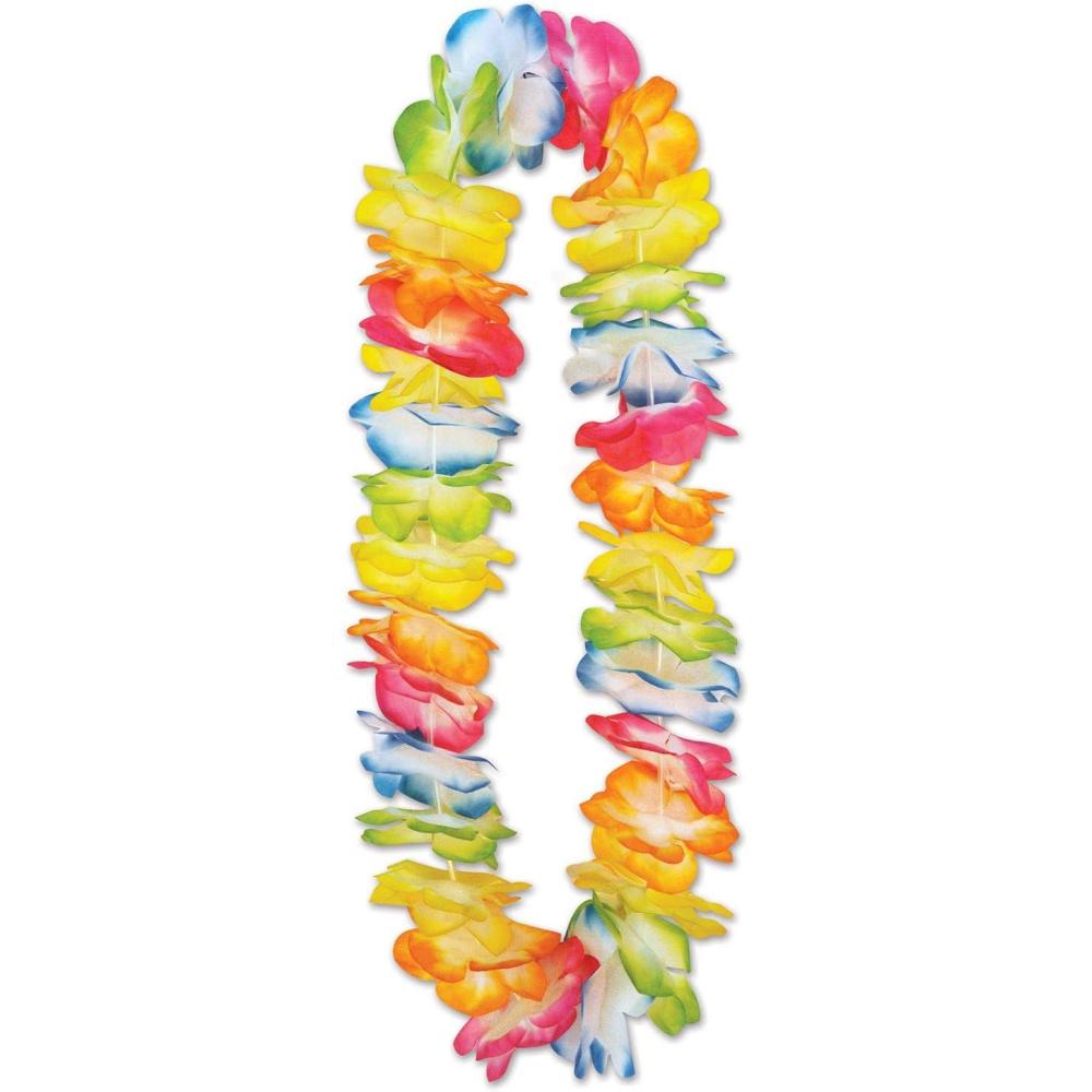 imageTwoTone Hawaiian Fabric Lei 1 pc
