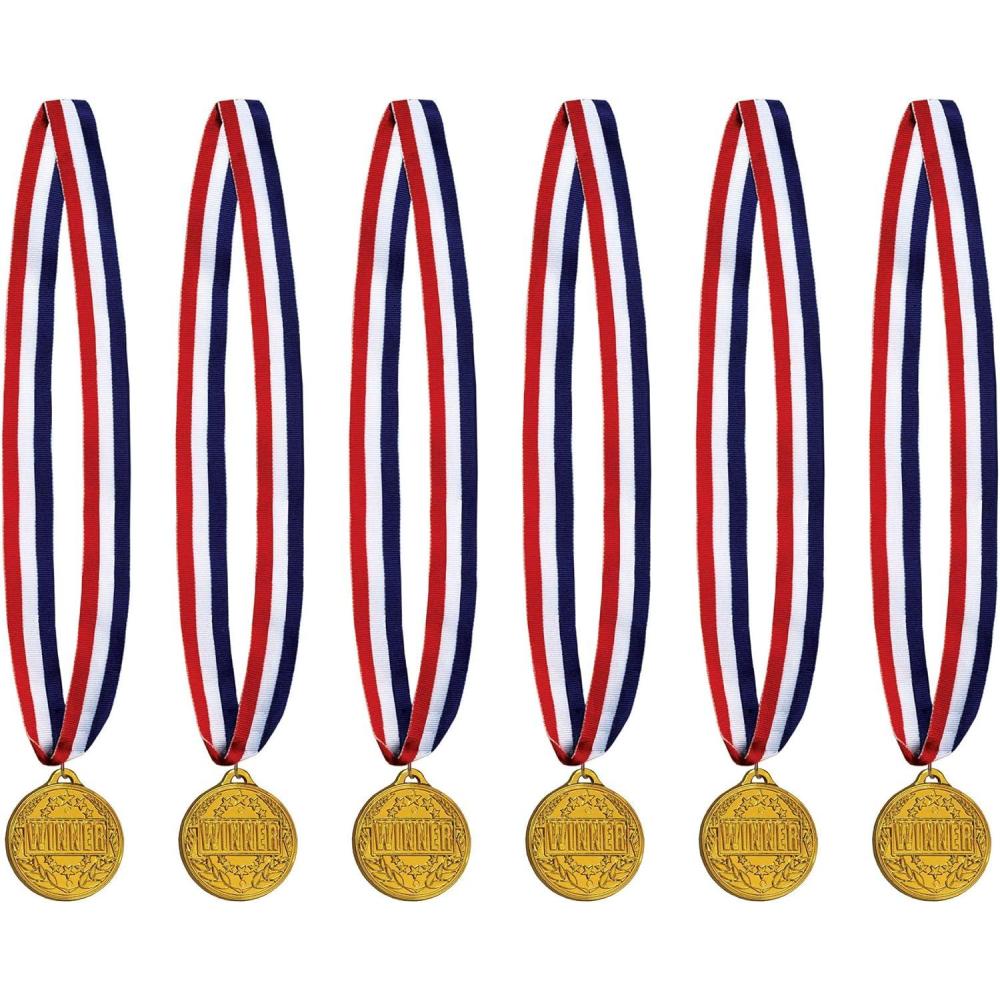 imageWinner Medal with Ribbon Pack of 6