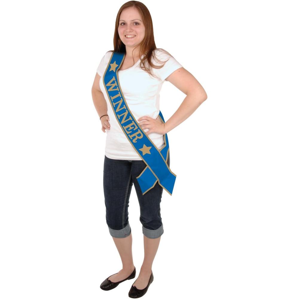 imageWinner Satin Sash Party Accessory 1 count 1Pkg