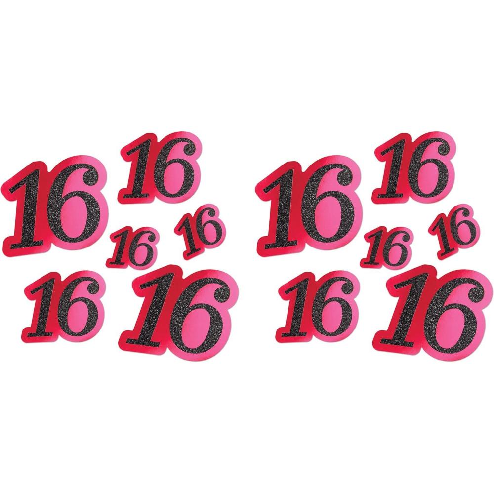 imagequot16quot Foil Cutouts Pack of 2Glittered Foil 16 Cutouts
