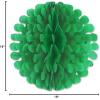 19″ Red Tissue Flutter Ball(Green)
