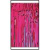 2-Ply FR Metallic Fringe Drape (silver) Party Accessory (1 count)(Cerise)