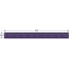 2-Ply FR Metallic Fringe Drape (silver) Party Accessory (1 count)(Purple)