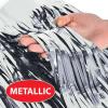 2-Ply FR Metallic Fringe Drape (silver) Party Accessory (1 count)(Silver)