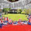 2-Ply FR Metallic Fringe Drape (silver) Party Accessory (1 count)(Silver)