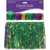 2-Ply Flame Resistant Diamond Metallic Fringe Drape