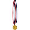 2nd Place Medal with Ribbon Pack of 6